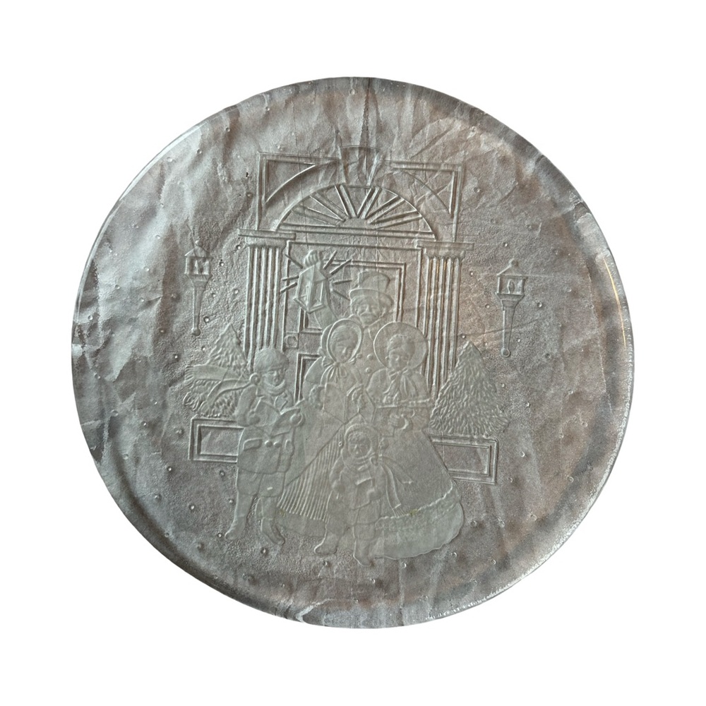 L.E. Smith Crystal plate
